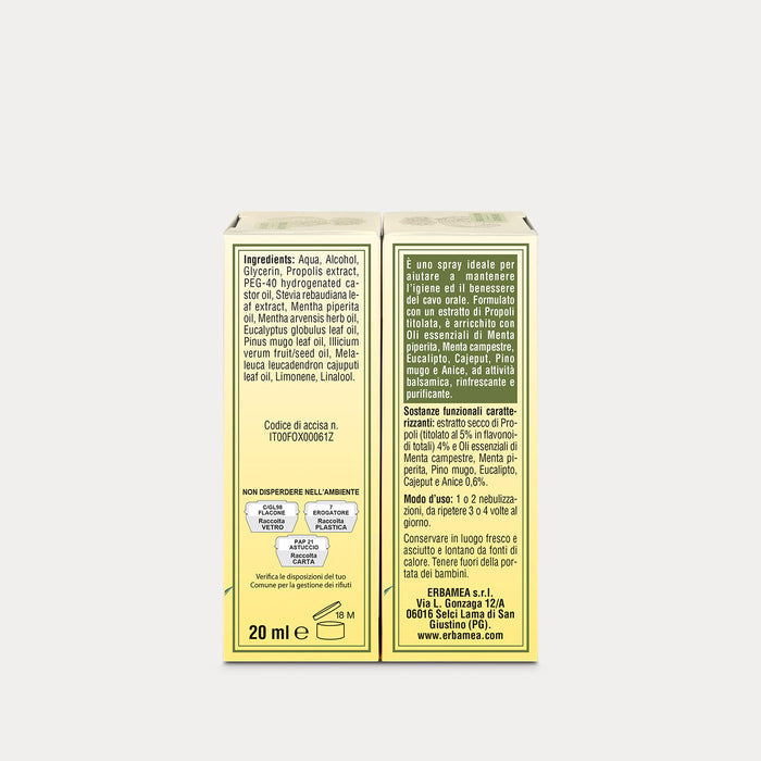 Spray con Erbe Balsamiche Propoli Titolata