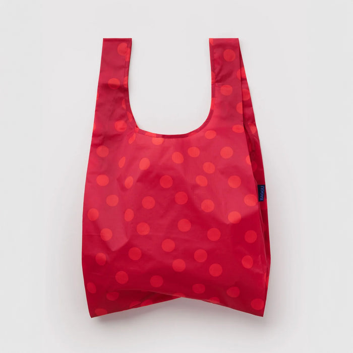STANDARD "RED POLKA DOT" REUSABLE BAG — by Baggu