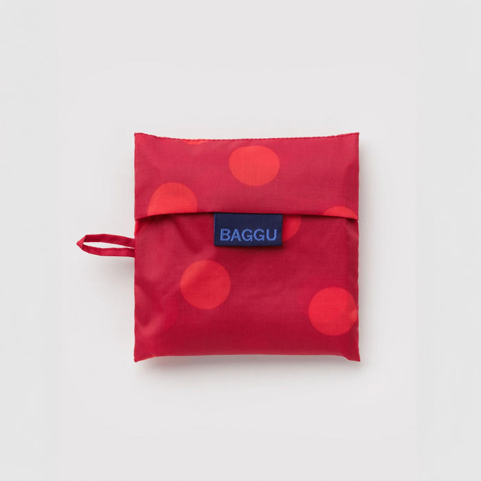 STANDARD "RED POLKA DOT" REUSABLE BAG — by Baggu