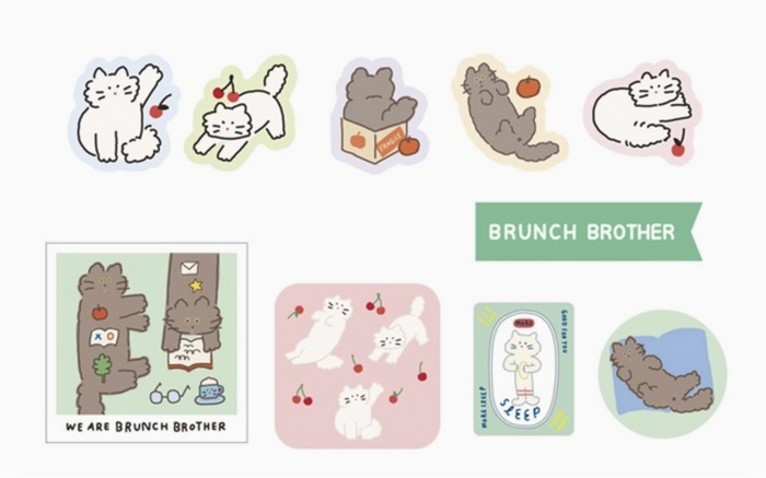 STICKERS BRUNCH BROTHER, CAT — by Mark's
