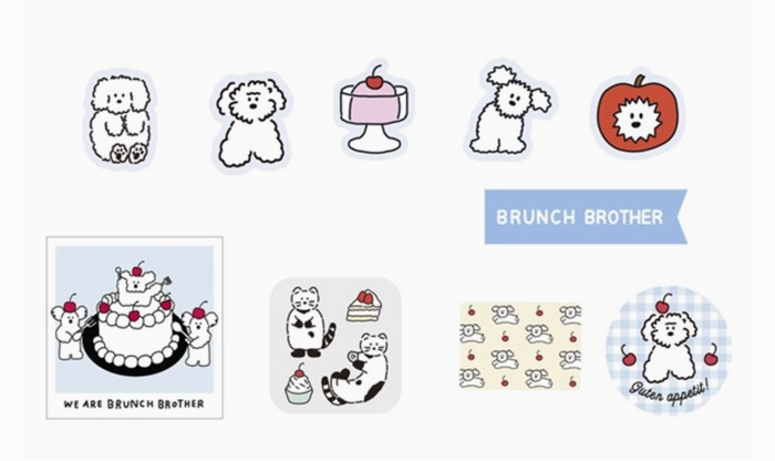 STICKERS BRUNCH BROTHER, PUPPY — by Mark's