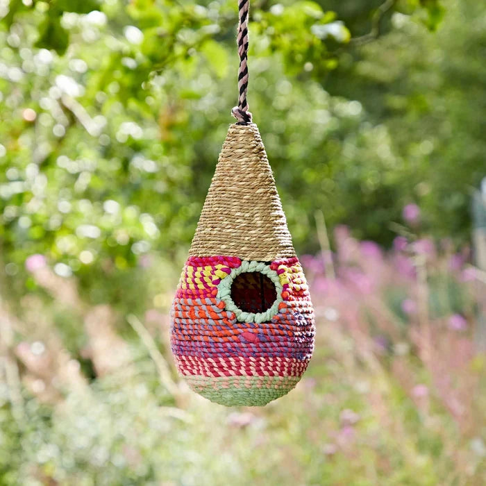 TEARDROP RECYCLED COTTON BIRDHOUSE — by Paper High