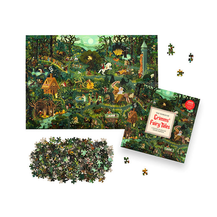 THE WORLD OF GRIMMS' FAIRY TALES 1000 PIECES PUZZLE — by Adam Simpson
