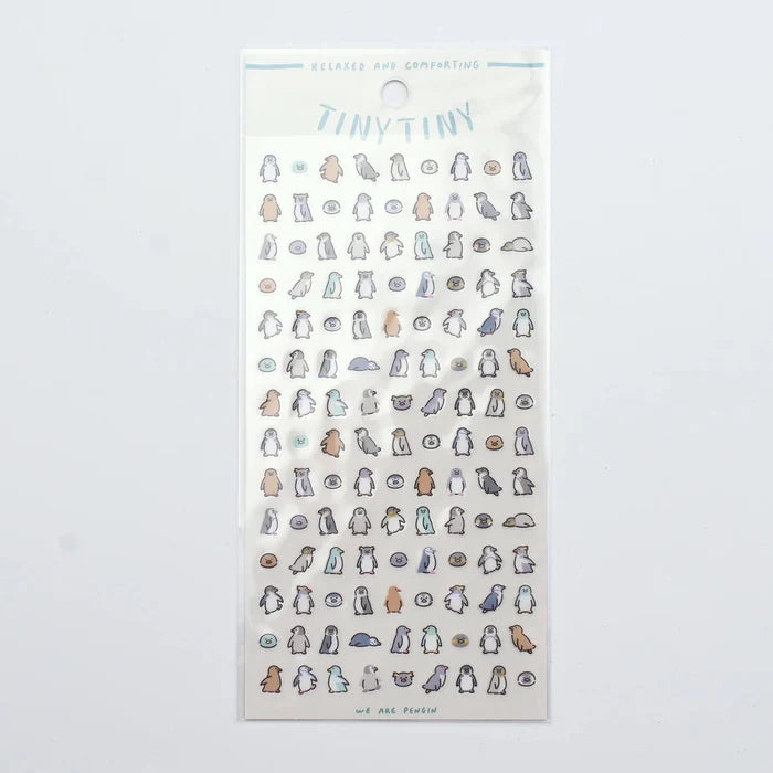 TINY TINY STICKERS PENGUIN — by Mind wave