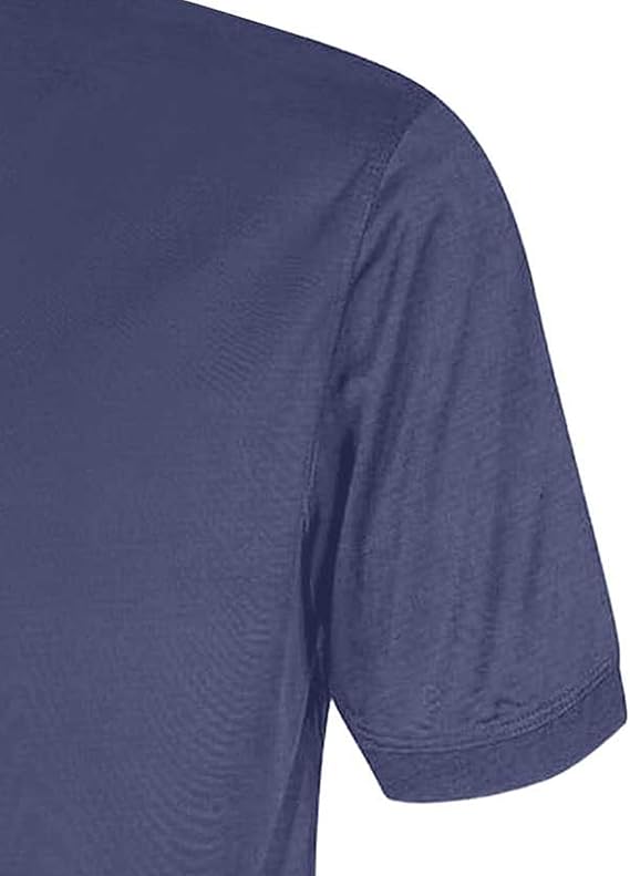 Under Par Men's Printed Golf Pro Quality Polo Shirt, 2311-Navy, XXL