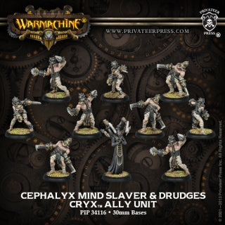 Warmachine Cryx Cephalyx Mind Slaver & Drudges
