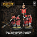 Warmachine Khador Iron Fang Officer & Standard Bearer