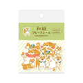 WASHI FLAKE STICKERS – Shiba Inu — by Furukawashiko