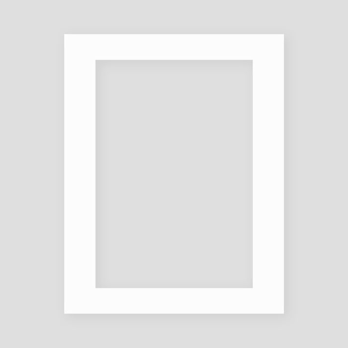 WHITE PICTURE MATS (multiple sizes)