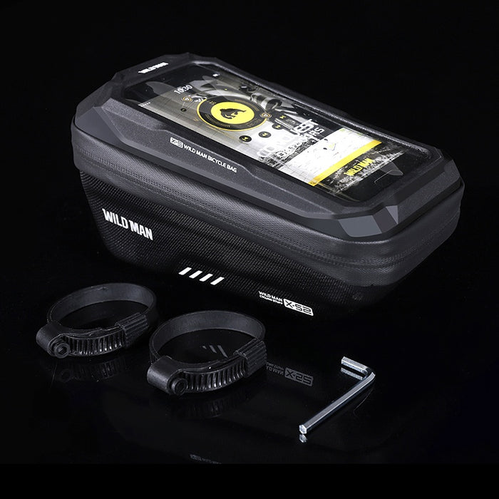 WILD Bicycle Handlebar Bag – 6.8'' Phone Case, Top Tube Storage