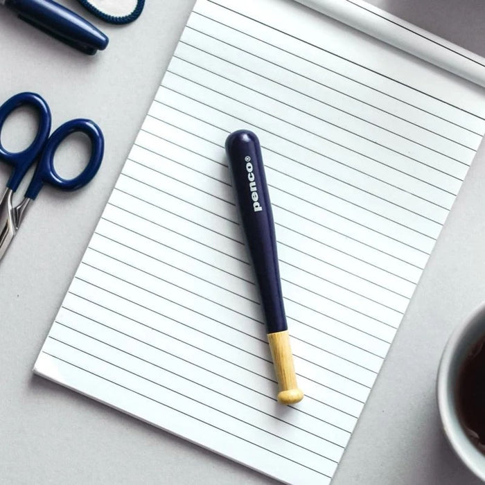 WOODEN BASEBALL BAT PEN (Navy) — by Penco