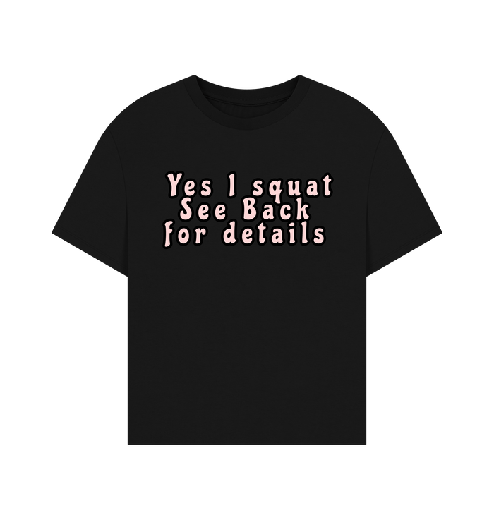 Black Printed T-shirt Front