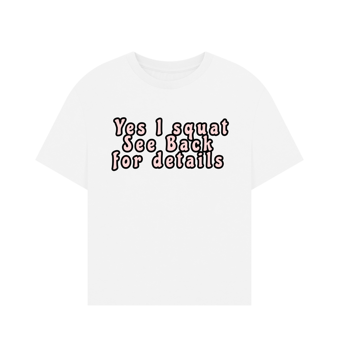 White Printed T-shirt Front