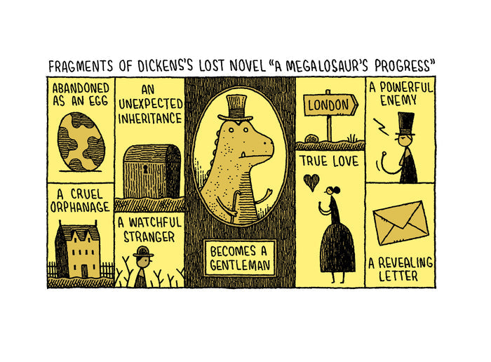 YOU’RE ALL JUST JEALOUS OF MY JETPACK — by Tom Gauld