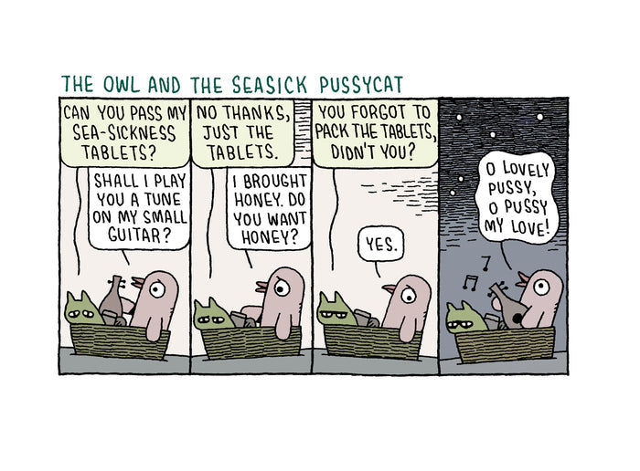 YOU’RE ALL JUST JEALOUS OF MY JETPACK — by Tom Gauld