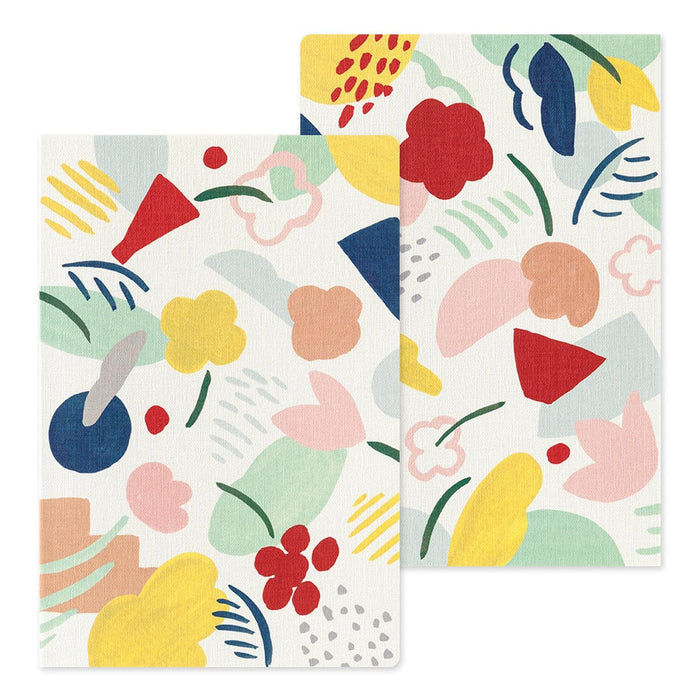 YURU LOG NOTEBOOK B6 MOTIF TEXTILE — by Midori